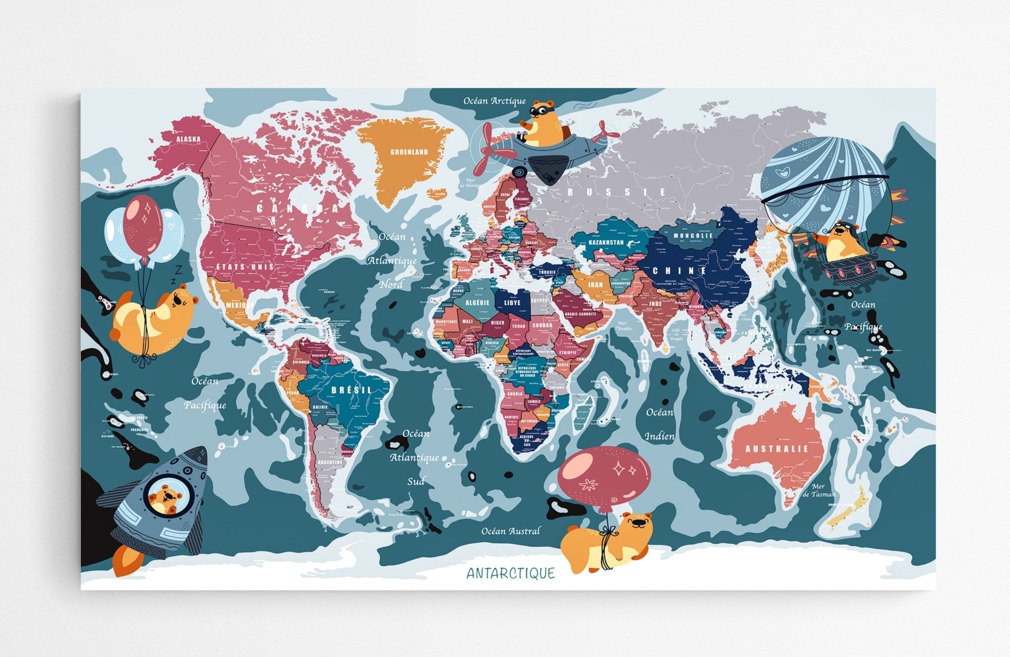 Carte XXL du monde - world-maps