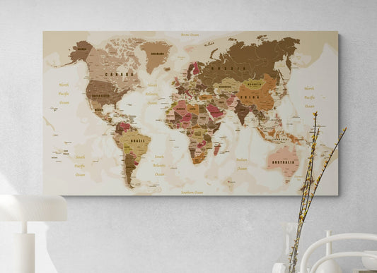 Grand Planisphère politique - world-maps