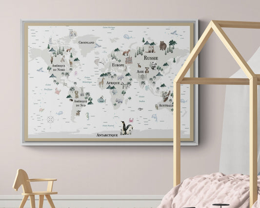 Grande carte monde - world-maps