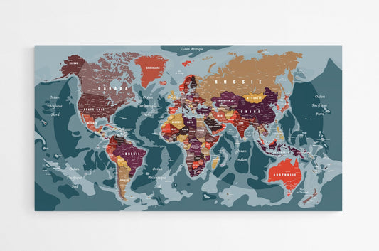 Grande carte politique monde - world-maps