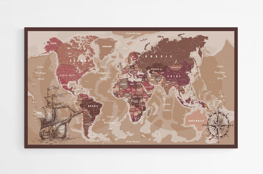 La carte du monde - world-maps