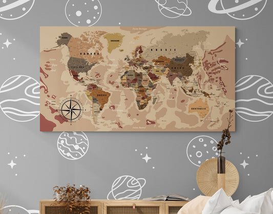 Map monde pays en français - world-maps