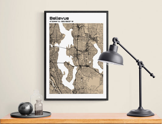 Plan de Bellevue - world-maps