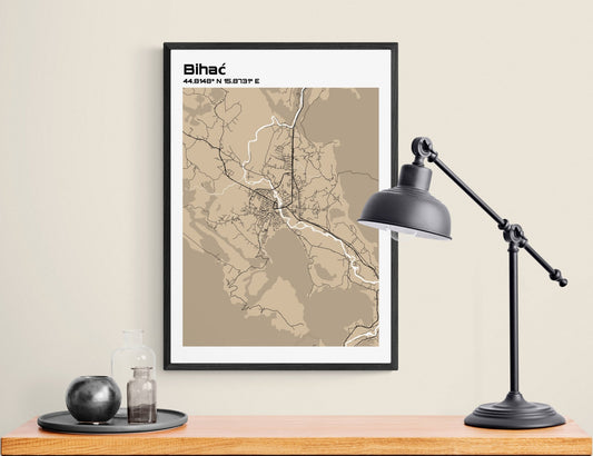 Plan de Bihać - world-maps