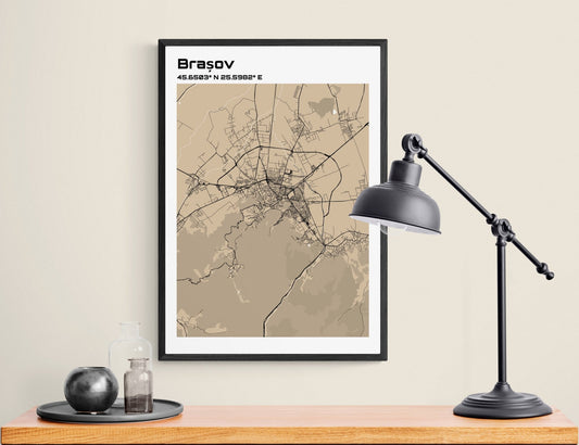 Plan de Brasov - world-maps