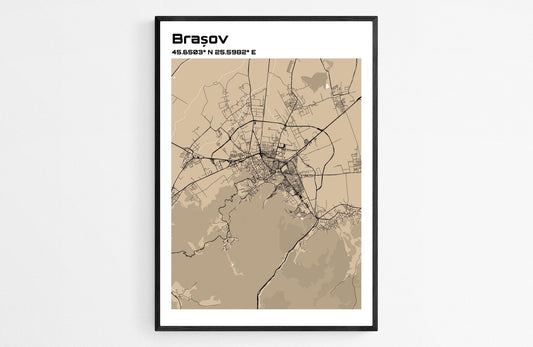 Plan de Brasov - world-maps