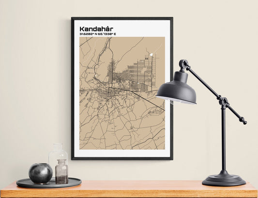 Plan de Kandahar - world-maps