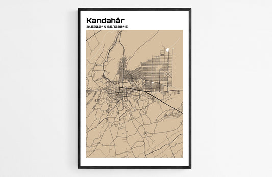 Plan de Kandahar - world-maps