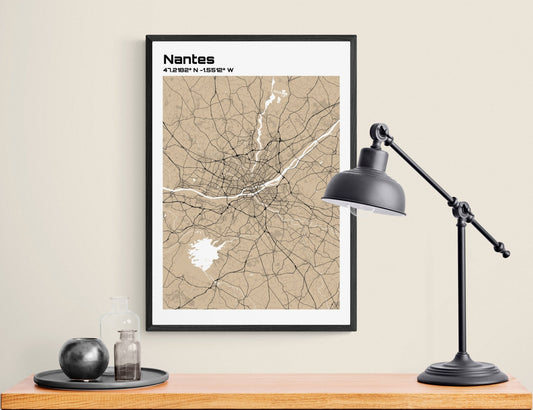 Plan de Nantes - world-maps