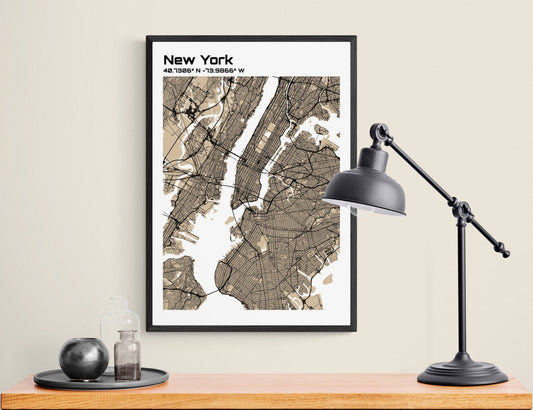 Plan de New-York - world-maps