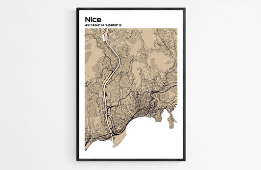 Plan de Nice - world-maps