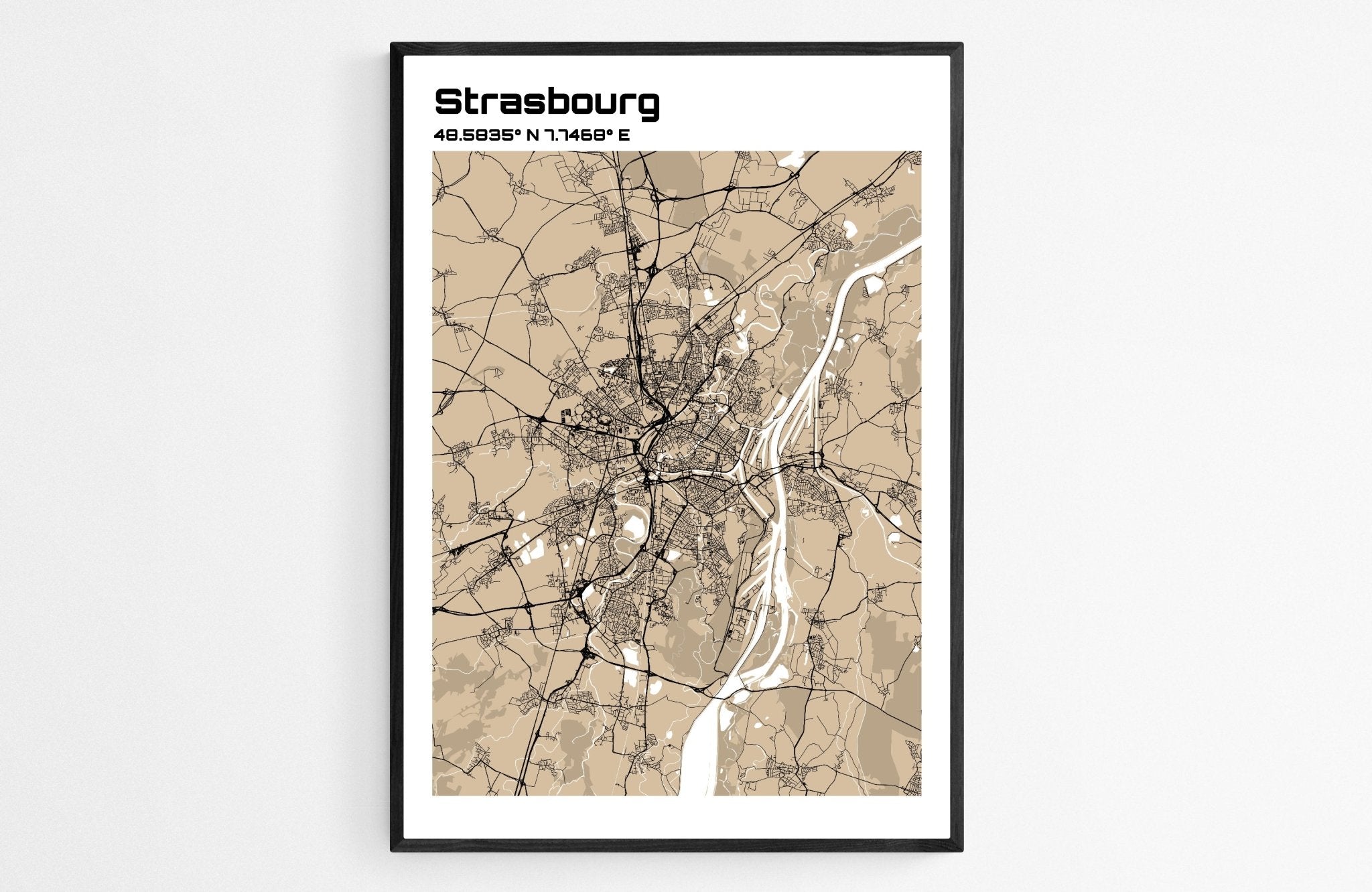Plan de Strasbourg - world-maps