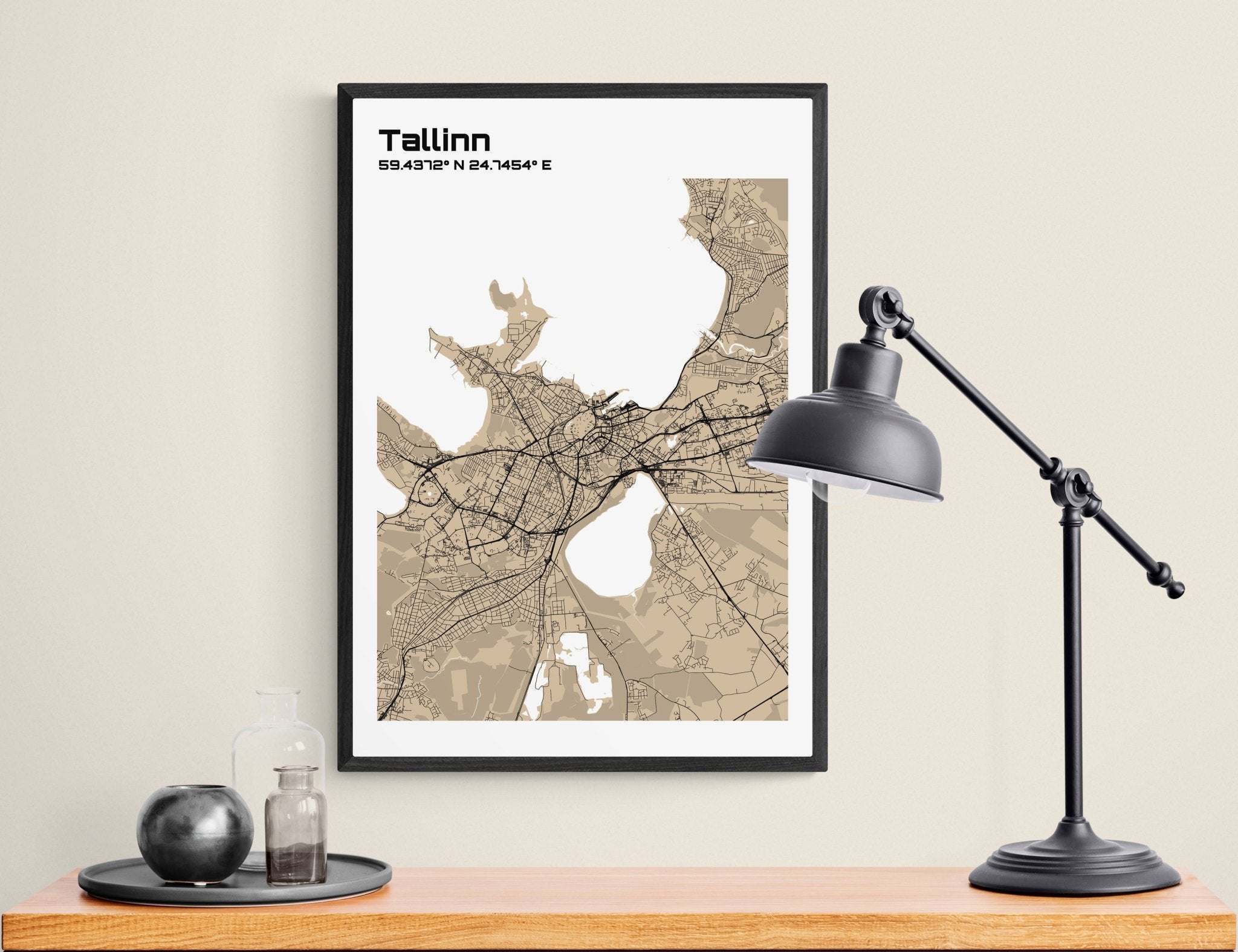 Plan de Tallinn - world-maps