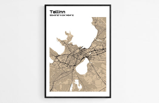 Plan de Tallinn - world-maps