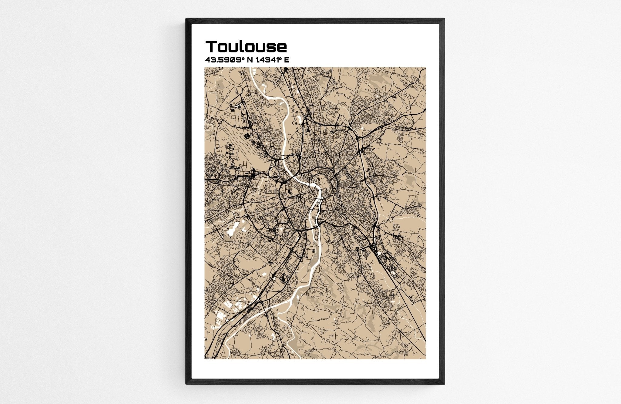 Plan de Toulouse - world-maps