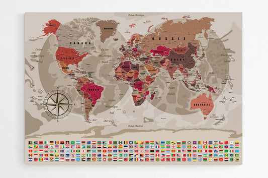 Planisphère modern 2022 - world-maps