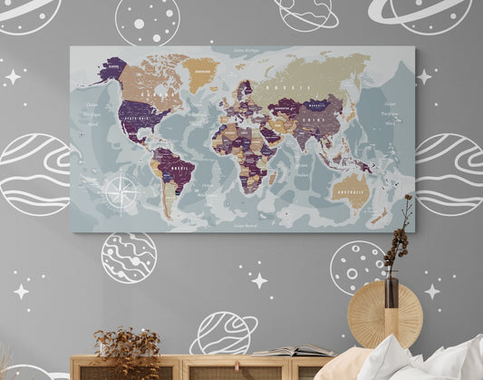 Planisphère monde - world-maps