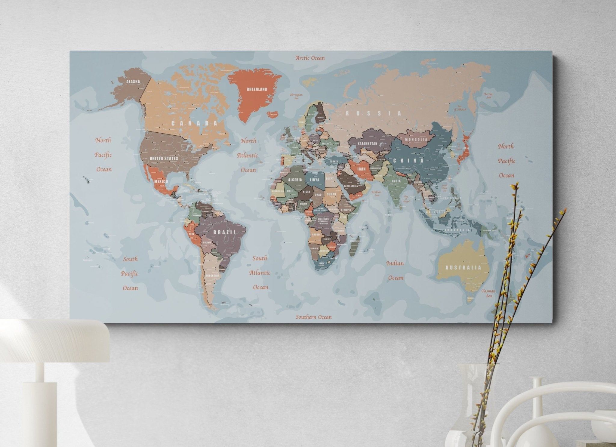 Planisphère mondial Géant - world-maps