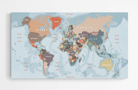 Planisphère mondial Géant - world-maps
