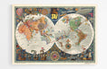Charger l'image dans la visionneuse de la galerie, Planisphère mural vintage - world-maps
