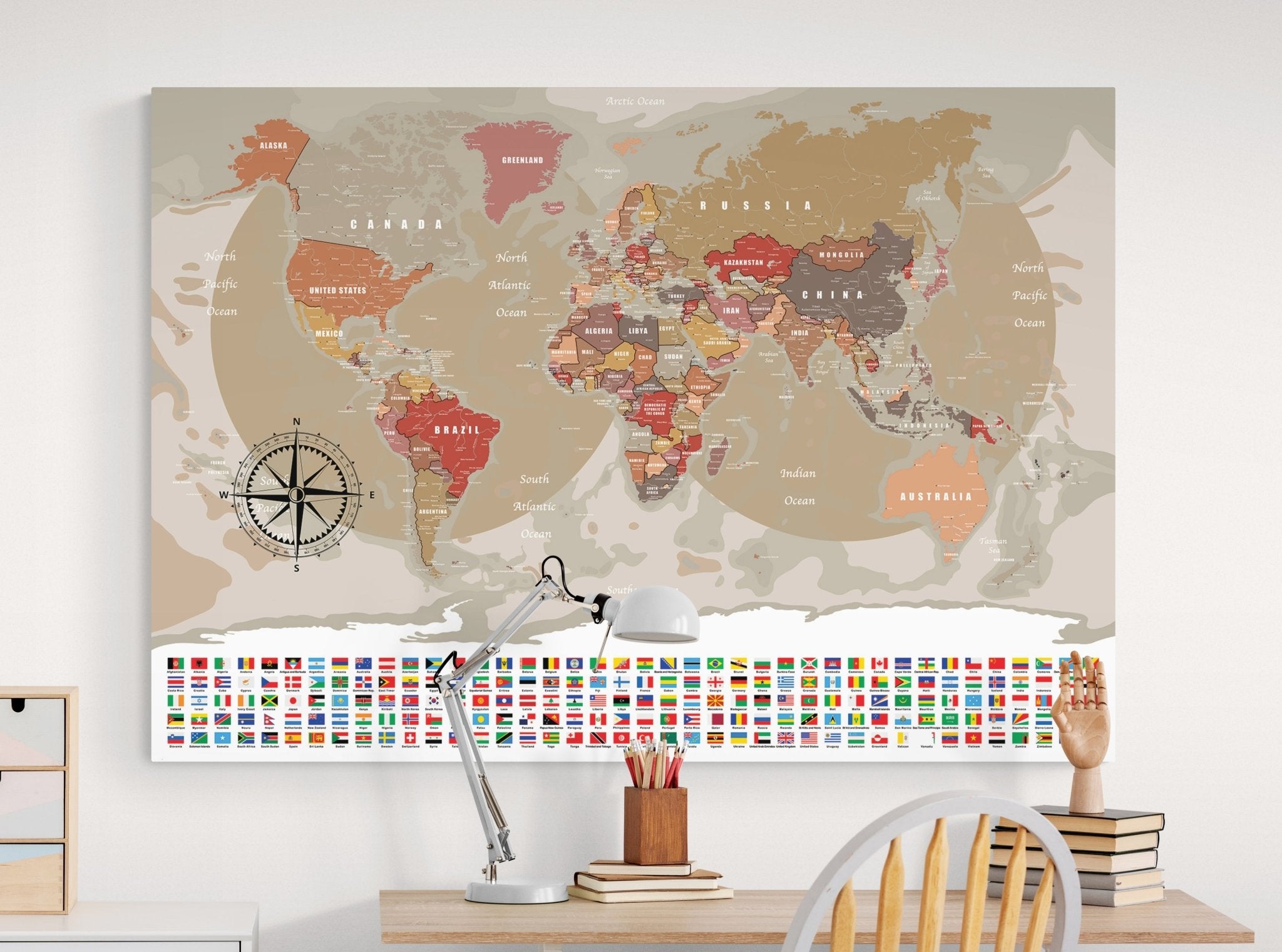 Planisphère original Géant - world-maps