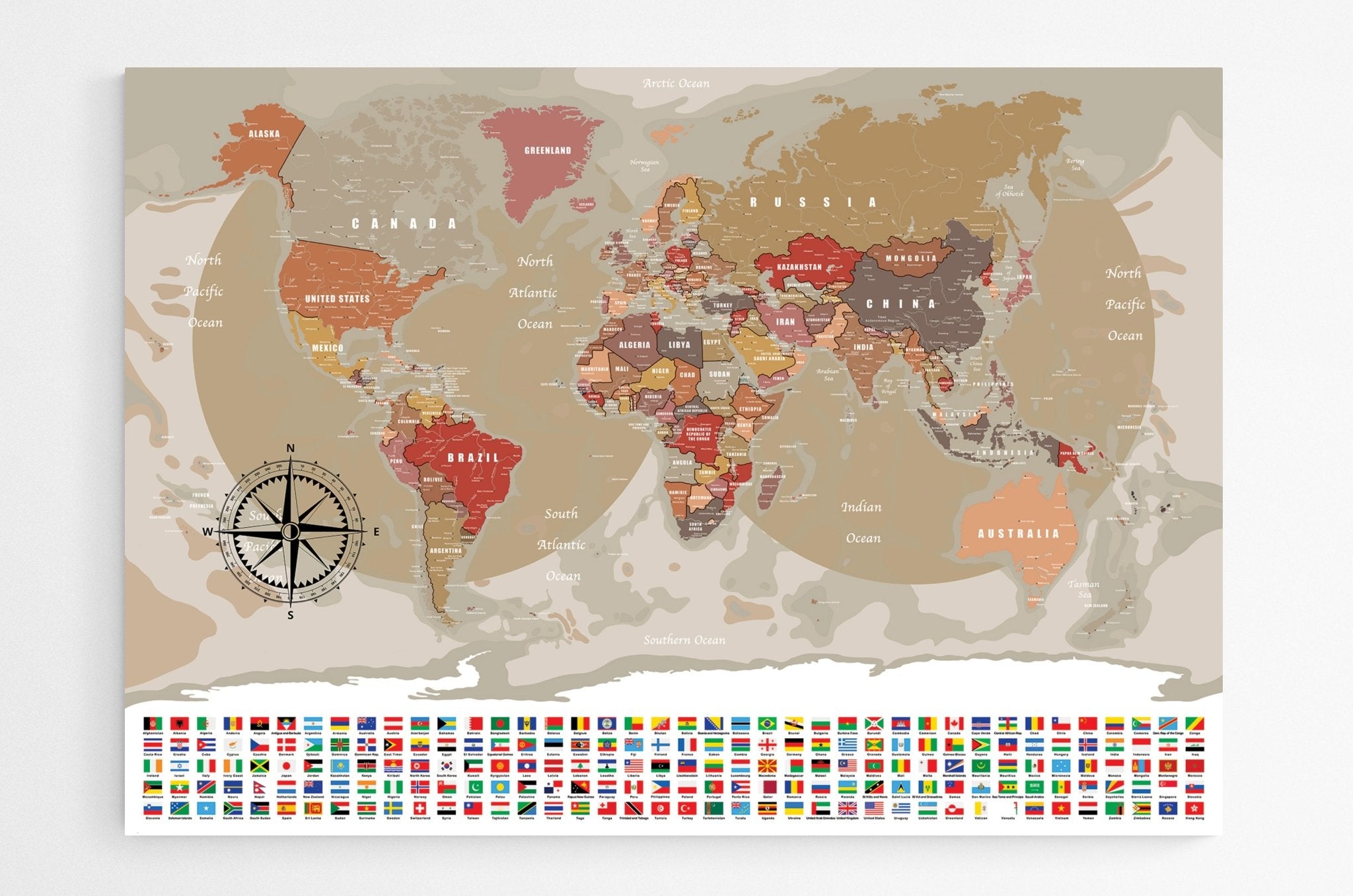 Planisphère original Géant - world-maps